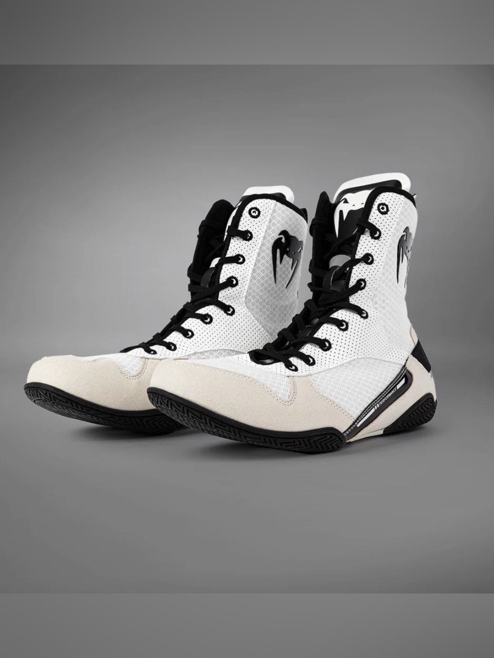 Venum Elite Boxing Shoes White Black 6.5 Men’s